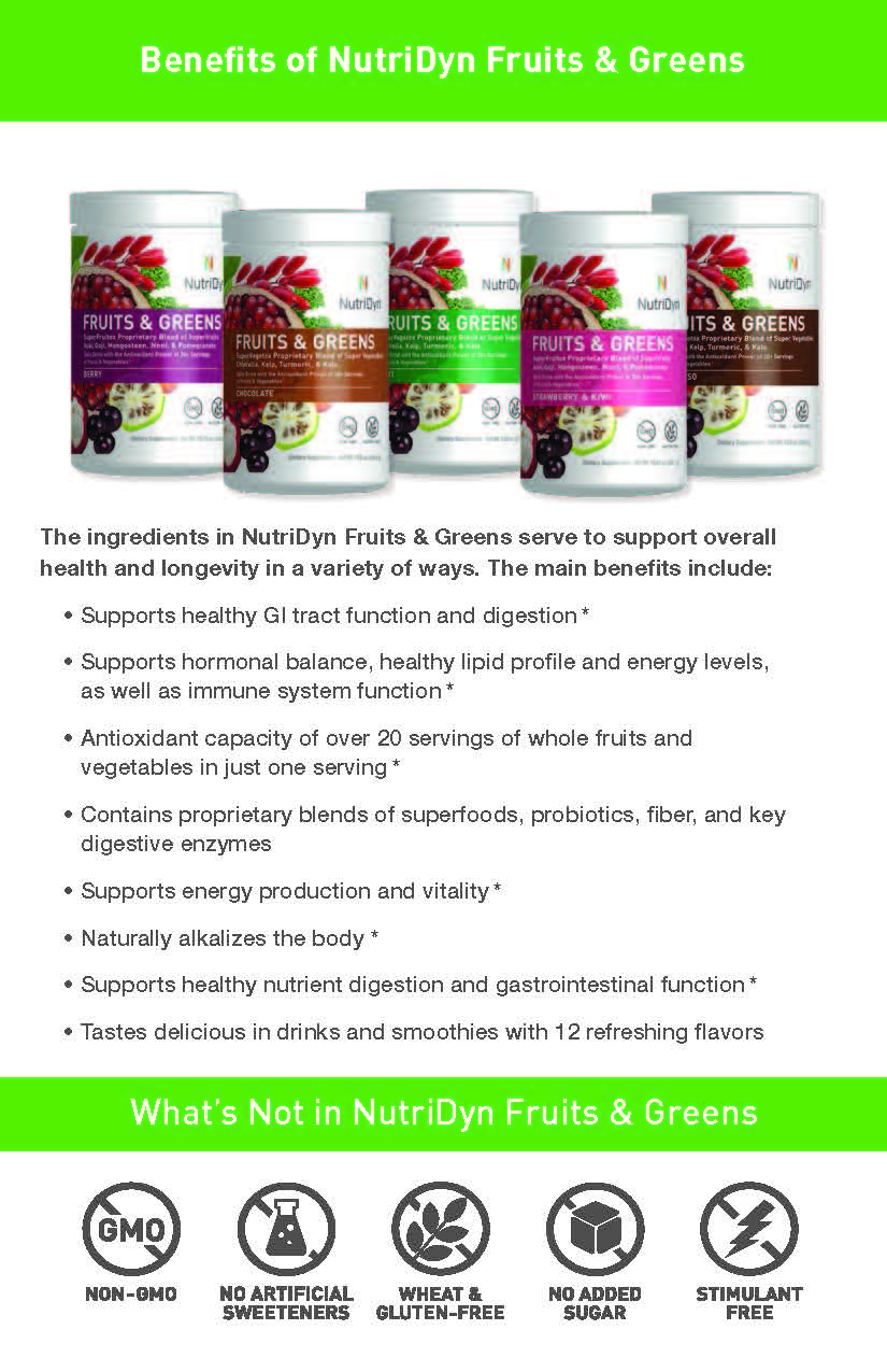 NutriDyn Fruits & Greens - Espresso