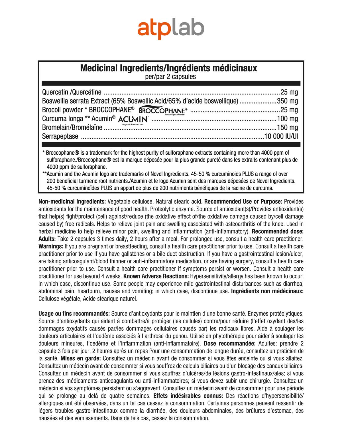 ATP Lab - Inflam Control