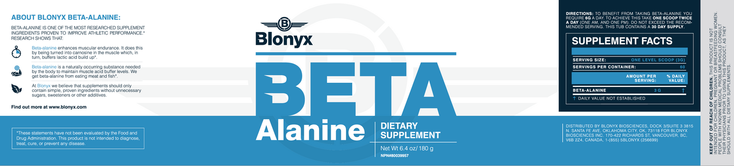 Blonyx - Beta Alanine
